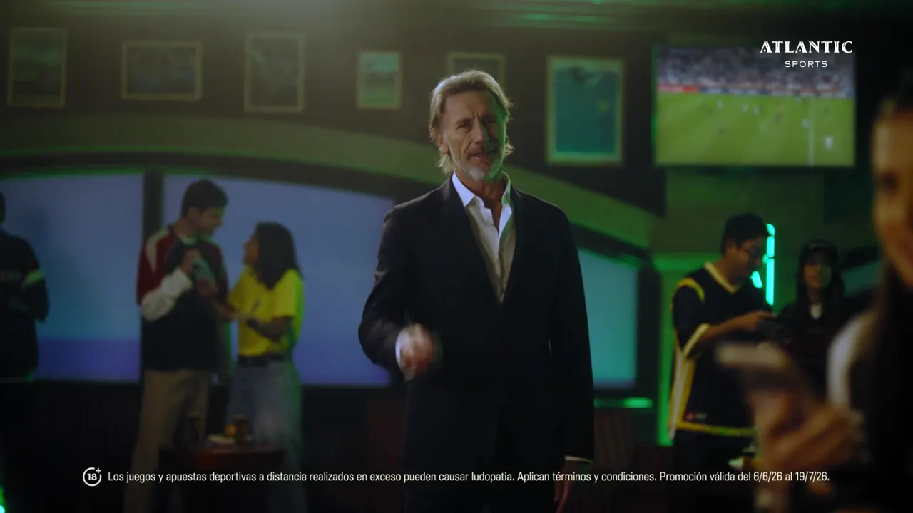 Atlantic Sports × Ricardo Gareca: La Polla Atlantic con Ricardo Gareca, fotograma del video